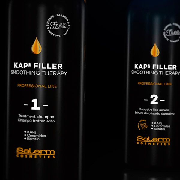 Diseño etiqueta producto Salerm Cosmetics